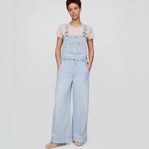 GAP Light Wash Blue Denim Overalls